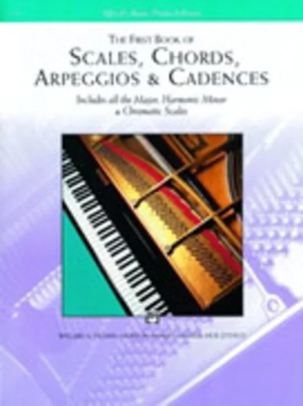 Alfred’s Basic Piano First Book Of Scales Chords Arpegs and Cadences (Softcover Book)