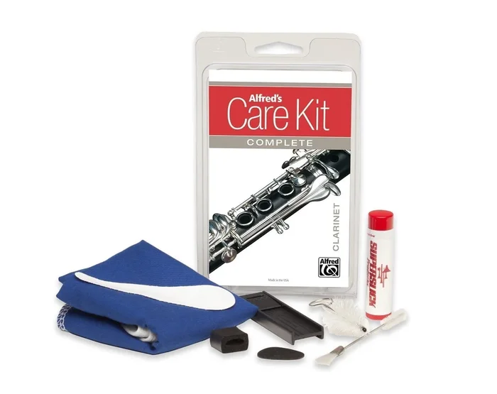 Alfred’s Care Kit Complete For Clarinet Inc. Cushions, Swabs, Cork Grease