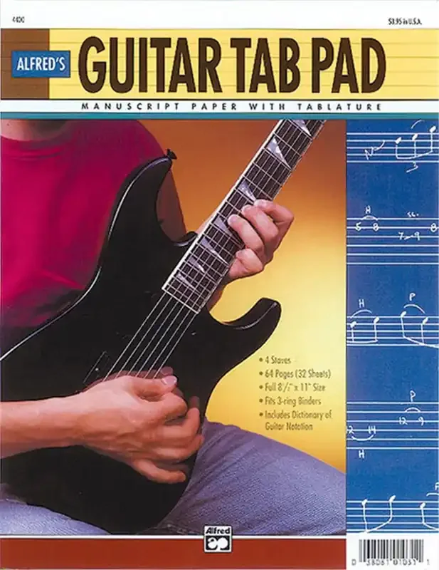 Alfred‘s Guitar Tab Pad