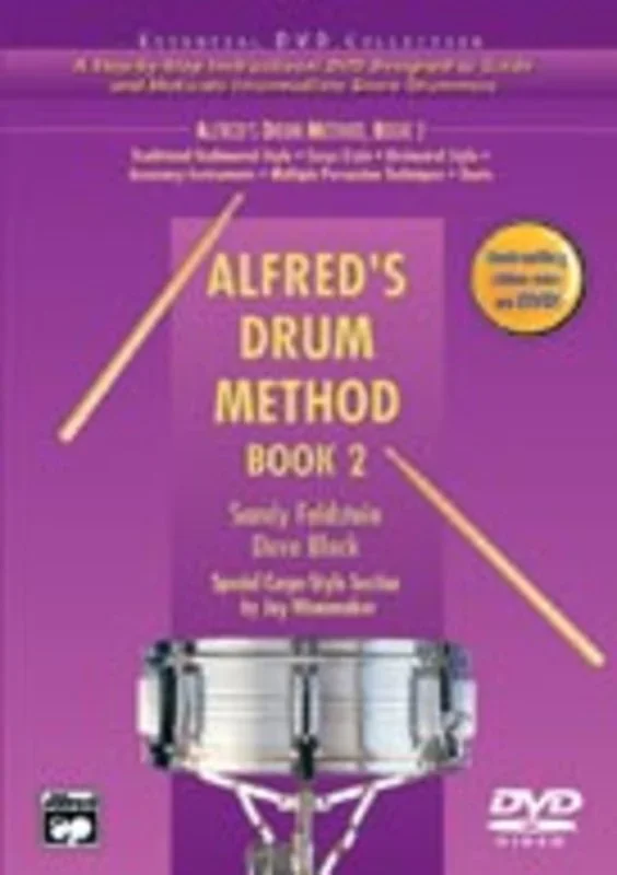 Alfreds Drum Method Book 2/DVD Hard Case Book