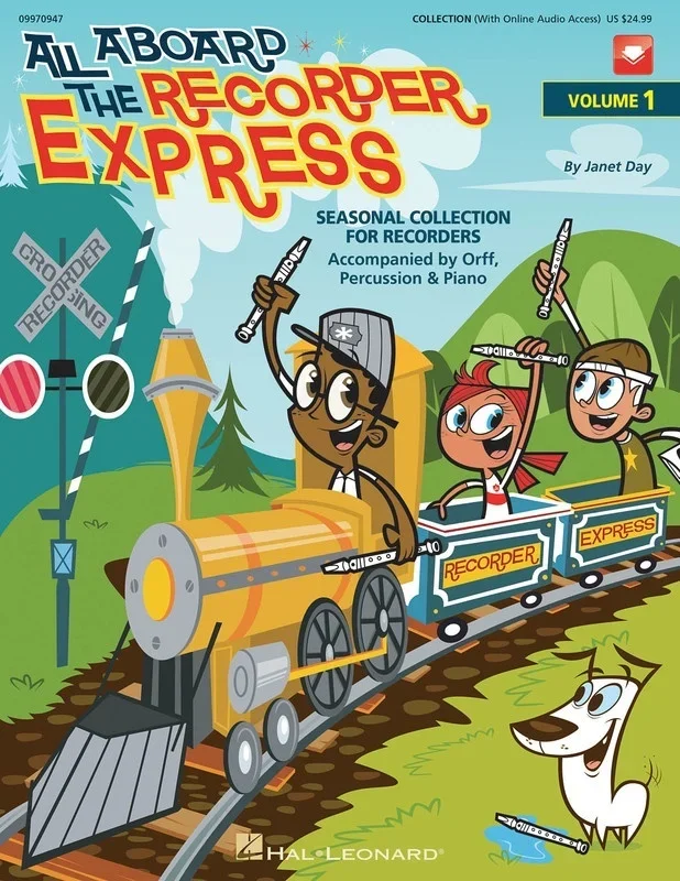All Aboard The Recorder Express Book/CD (Softcover Book/CD)