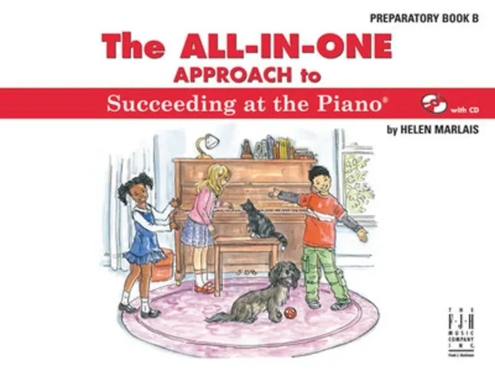 All In One Approach Succeeding Piano Prep B (Softcover Book/CD)
