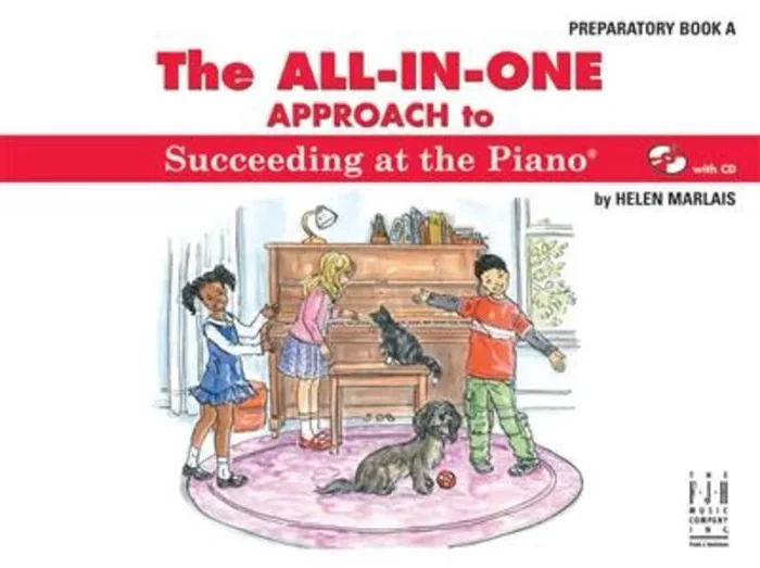 All In One Approach Succeeding Piano Prep Book A (Softcover Book/CD)