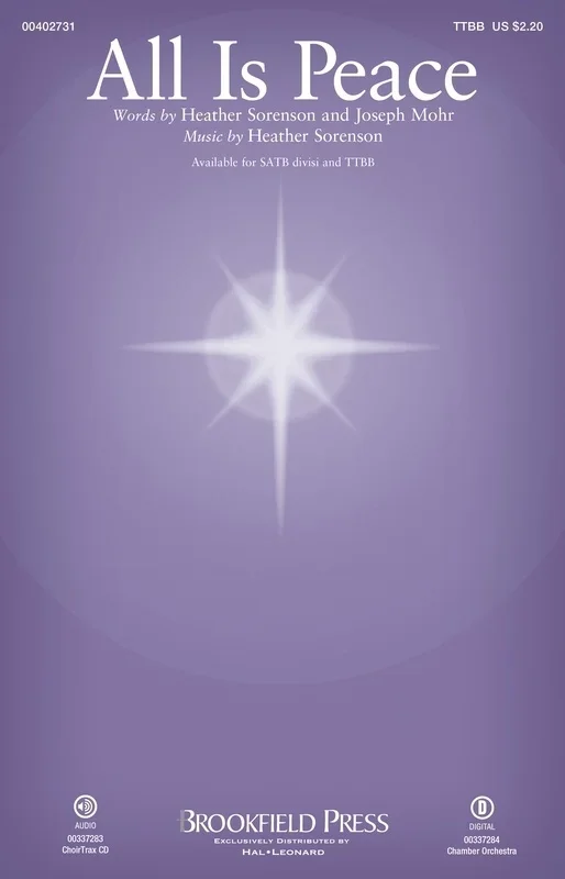 All Is Peace Ttbb Octavo