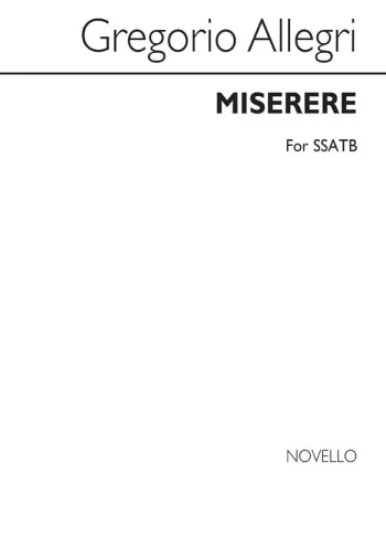 Allegri : Miserere-Vocal-Satb