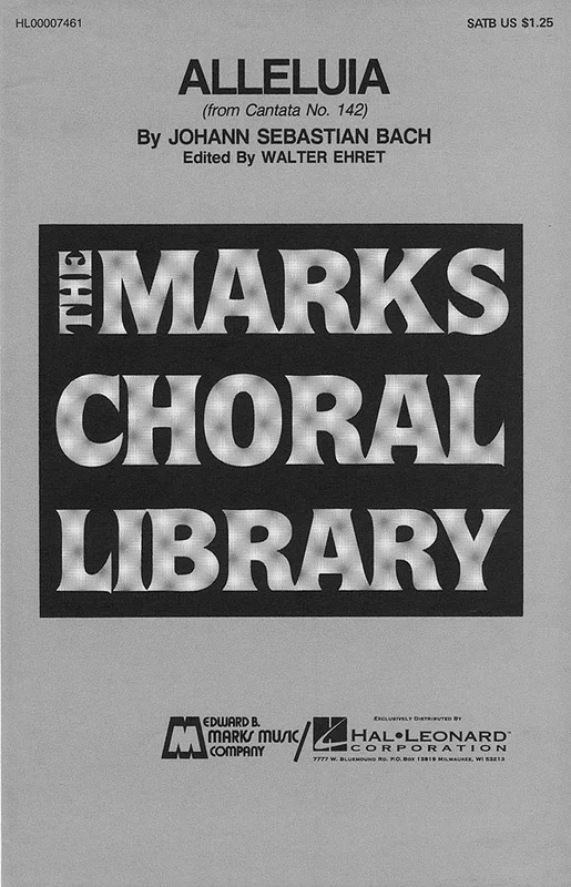 Alleluia From Cantata 142 SA (Octavo)