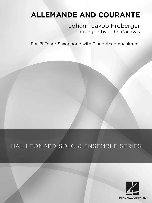 Allemande And Courante Tenor Sax/Piano (Softcover Book)