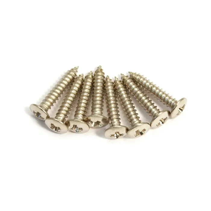 AllParts GS-3397-001 Humbucker Ring Screws, Short, Nickel, 8-Pack