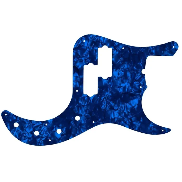 American Deluxe P Bass – Dark Blue Pearl Black/White/Black 4 ply Lamination