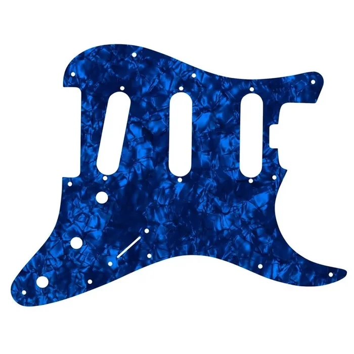 American Elite Stratocaster SSS – Dark Blue Pearl Black/White/Black Lamination