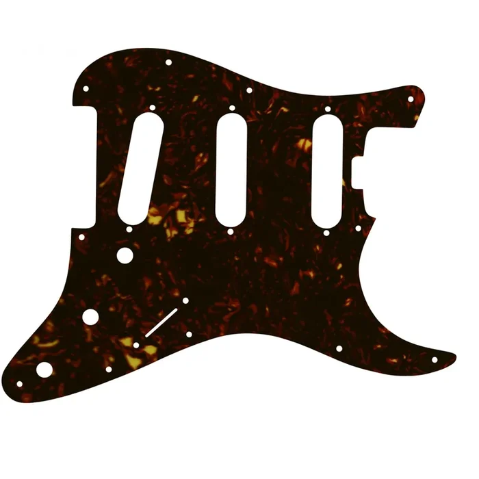 American Elite Stratocaster SSS – Dark Brown Celluloid Tortoiseshell W/B/W Lamination