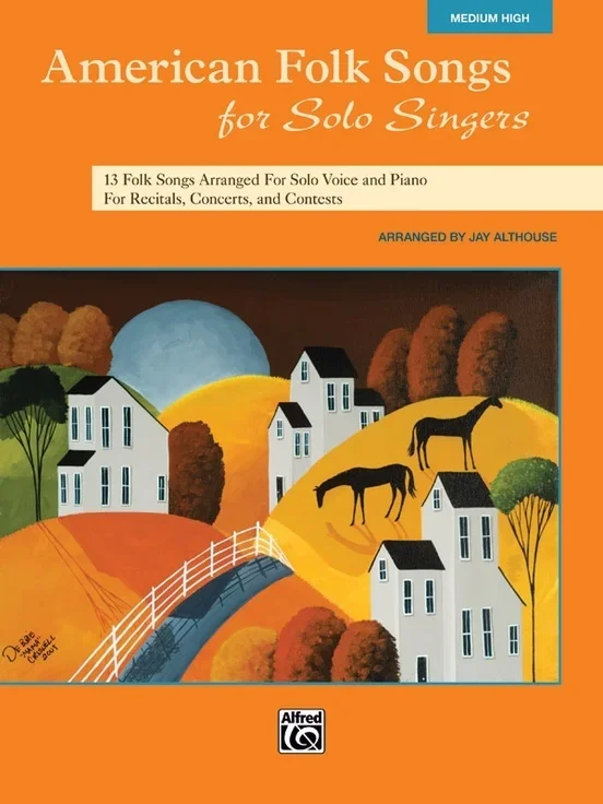 American Folk Songs For Solo Singers Med/High Book