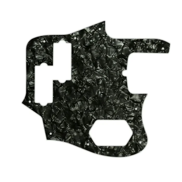 American Standard Jaguar Bass – Black Pearl/White/Black 3 Ply