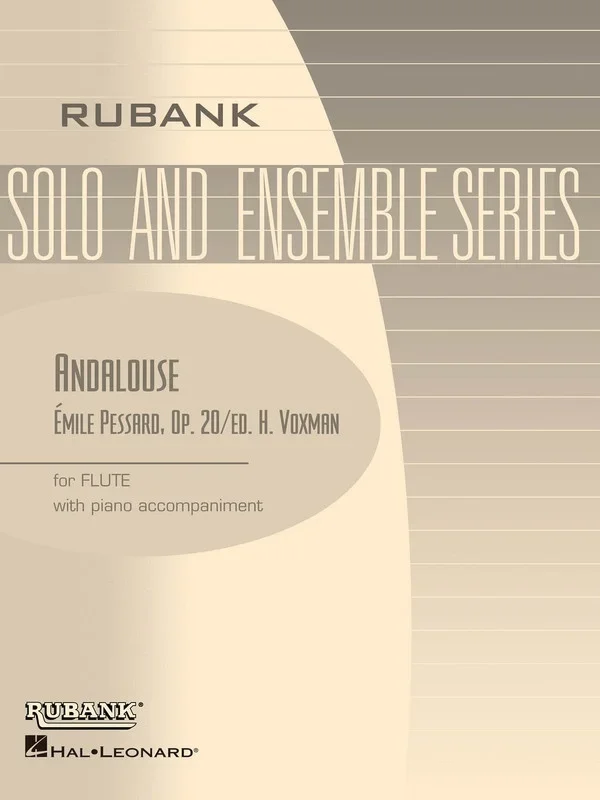 Andalouse Flute Piano Arr Voxman (Softcover Book)