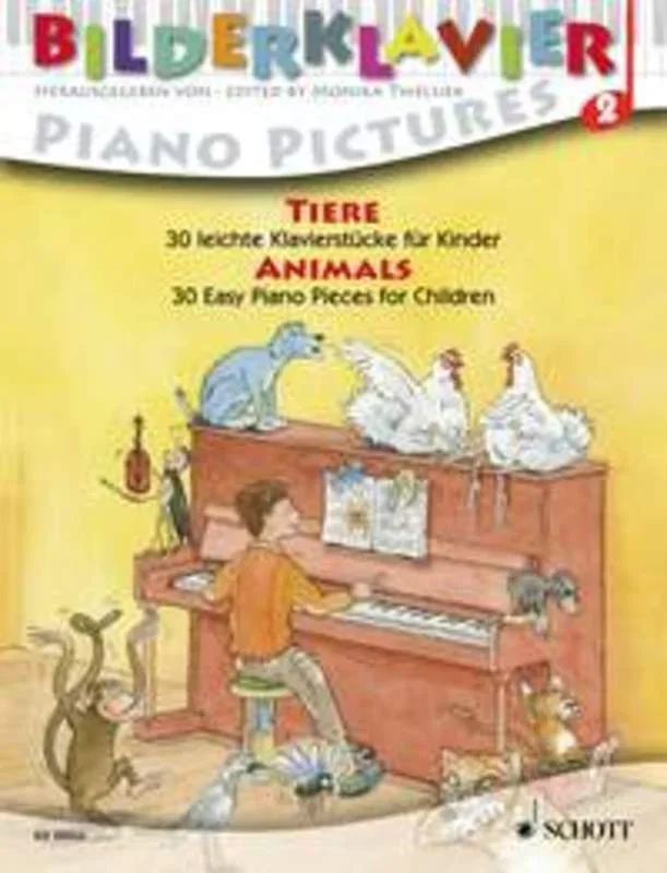 Animals Piano Pictures Book 2 (Softcover Book)