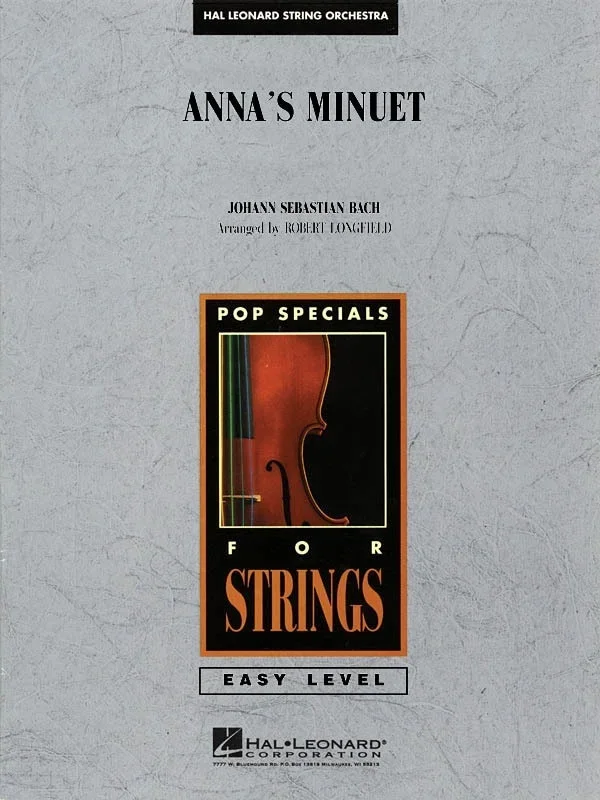 Annas Minuet 2-3 (Music Score/Parts)