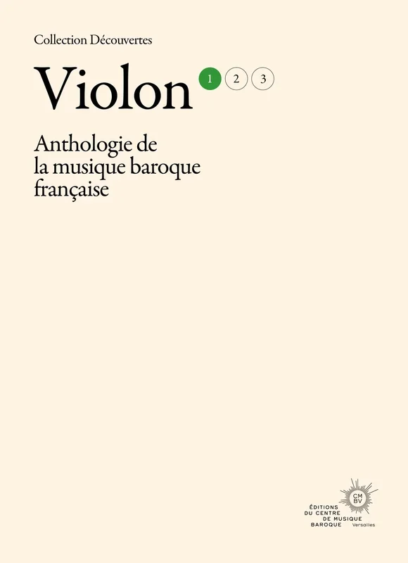 Anthology of French Baroque Music – Violin – Volume 1