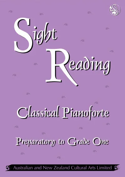 ANZCA Sight Reading – Classical Pianoforte, Preparatory to Grade 1