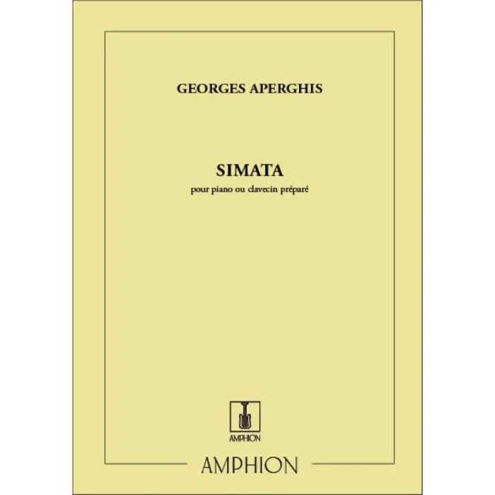 Aperghis, Georges – Simata Piano