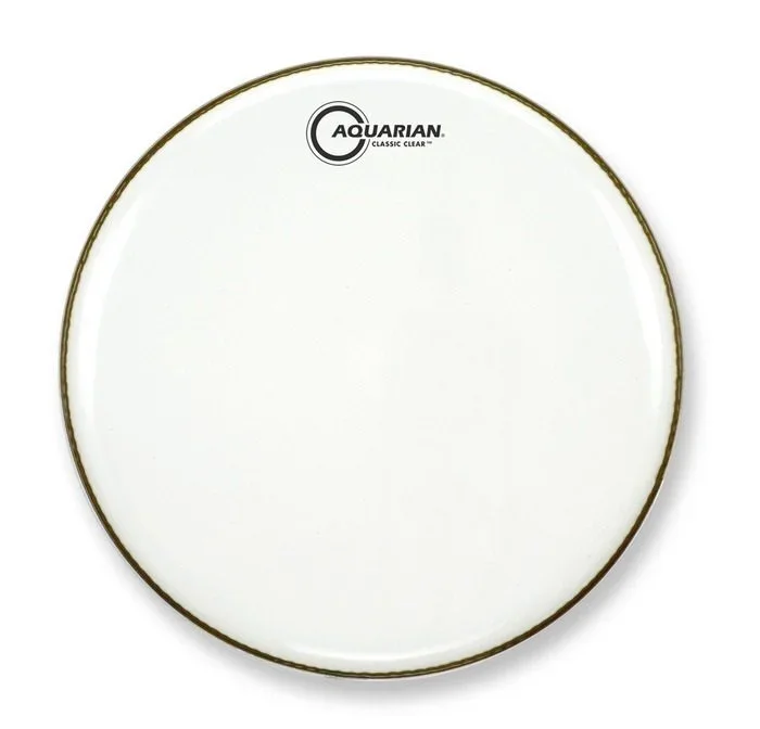 Aquarian 13 Inch Drum Head White Gloss Single Ply CC13W