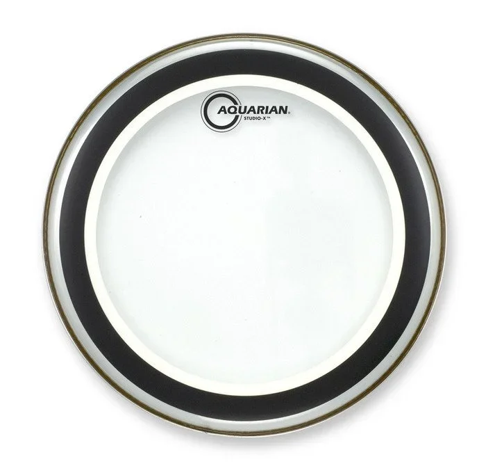 Aquarian 24 Inch Bass Drum Head Clear Single Ply SX24B