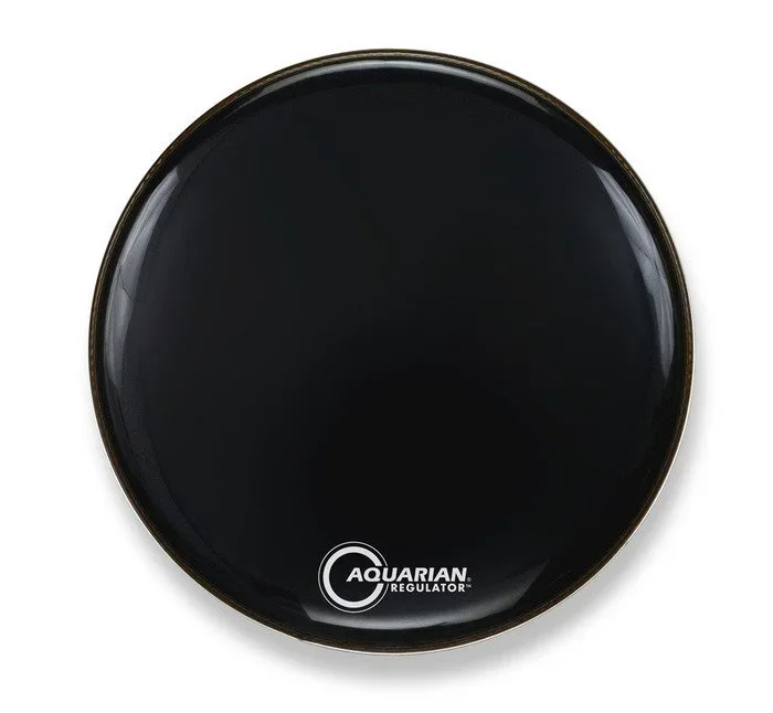 Aquarian 26 Inch Bass Drum Head Black No Hole RF26BK