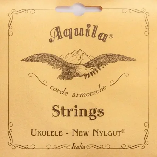 Aquila 26U Nylgut Baritone 8-String Ukulele Strings, D-Tuning (DDGGBBEE), Low-D, w/ Wound D & G