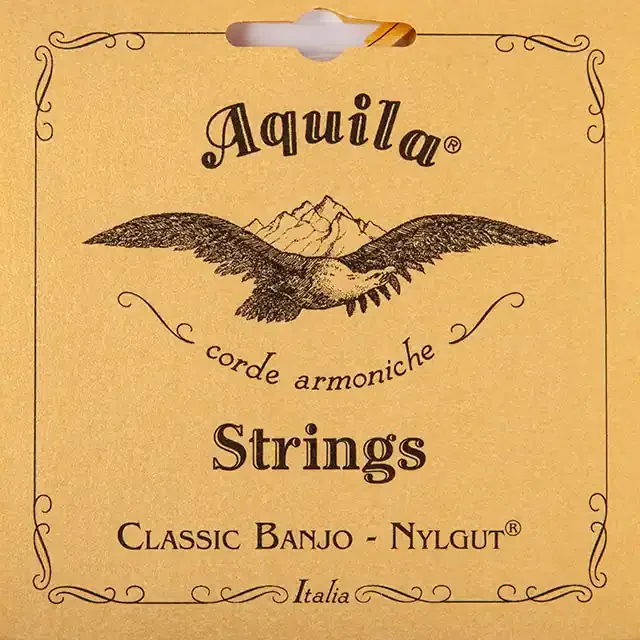 Aquila 2B Nylgut 5-String Timeless Banjo Strings, DBGDG, Red Series D