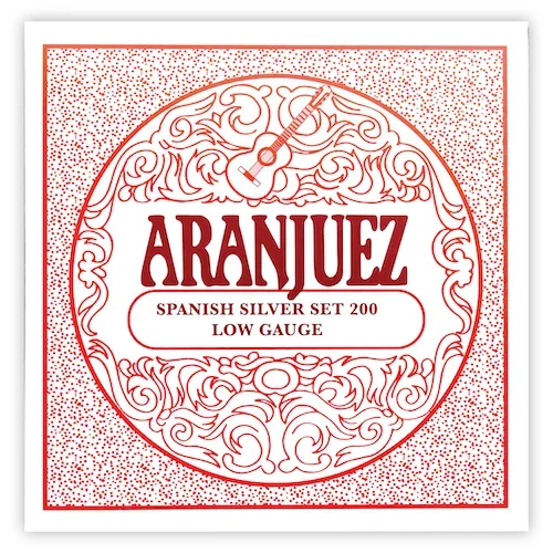Aranjuez Spanish Silver 200 Low Tension Classical Guitar String Set