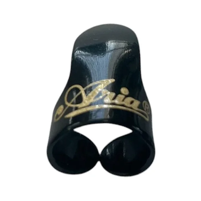 Aria Large Plastic Finger Picks Black Finish 12-Pack