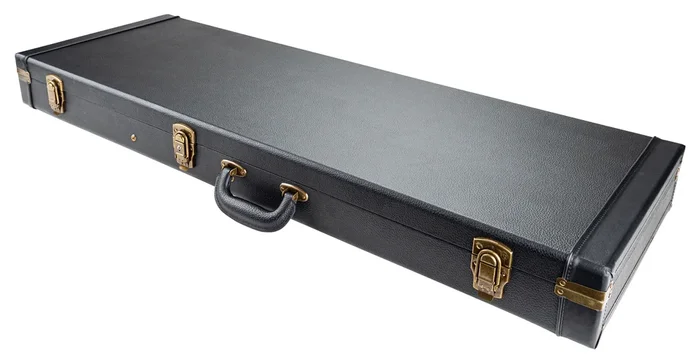 Armour APCSSB Short Scale Bass Guitar Hard Case w/ Vintage Bronze Hardware