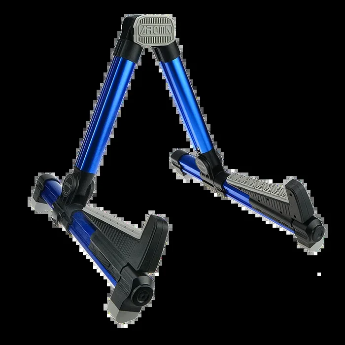 Aroma AGS08 Adjustable Blue Guitar Stand