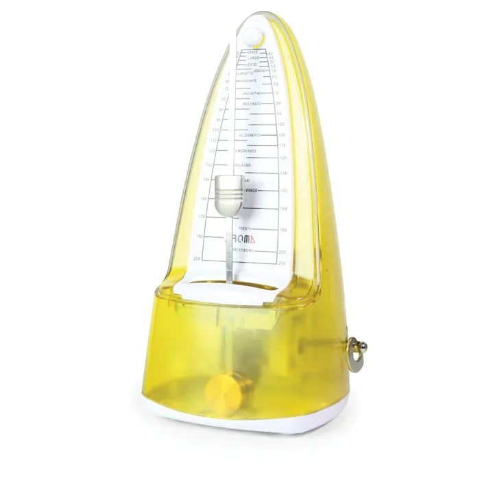 Aroma AM706 Yellow Mechanical Metronome