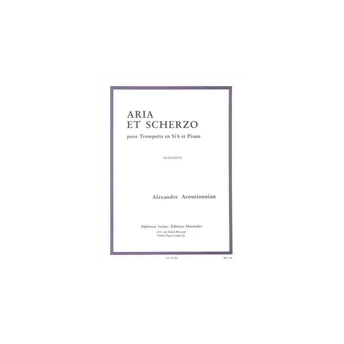 Aroutiounian, Alexandre – Aria Et Scherzo