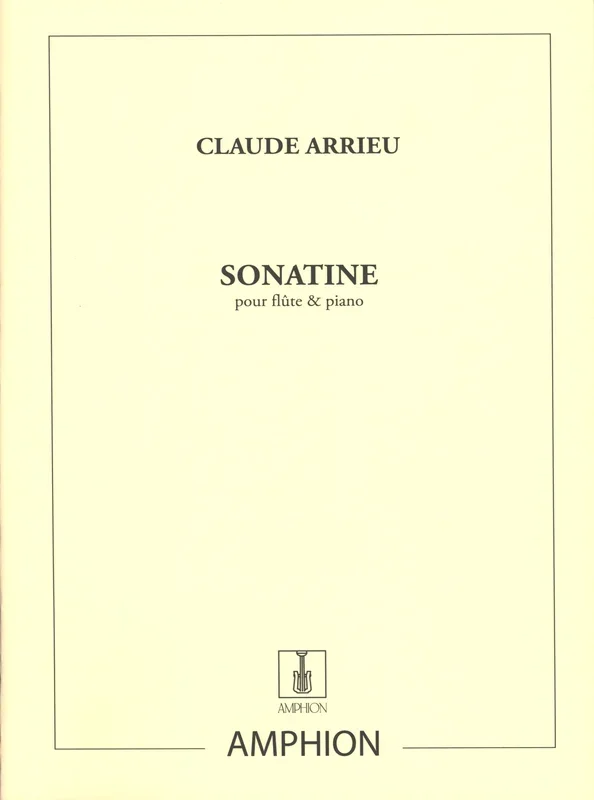 Arrieu: Sonatine for Flute and Piano