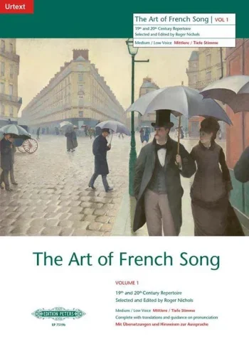 Art Of French Song Vol.1: Medium Low Voice (nichols) (Peters)
