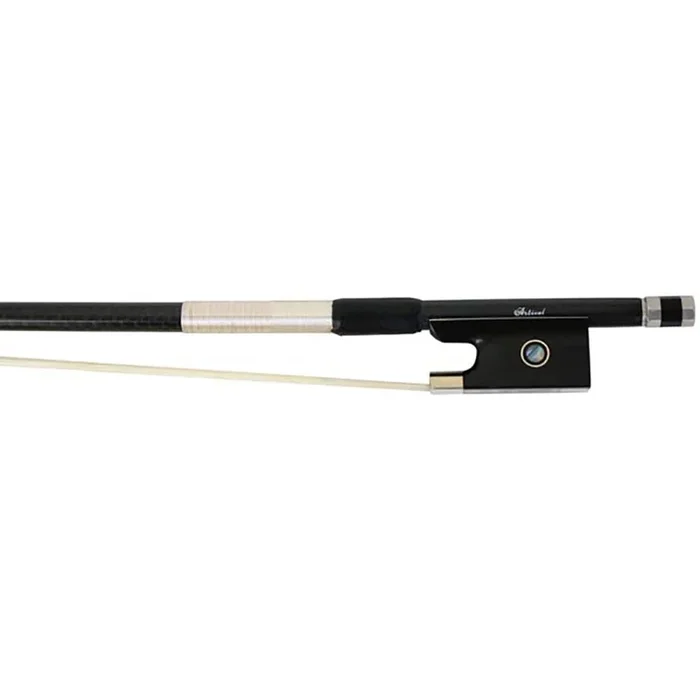 Articul Carbon Fibre Violin Bow with Silver Wire Braiding