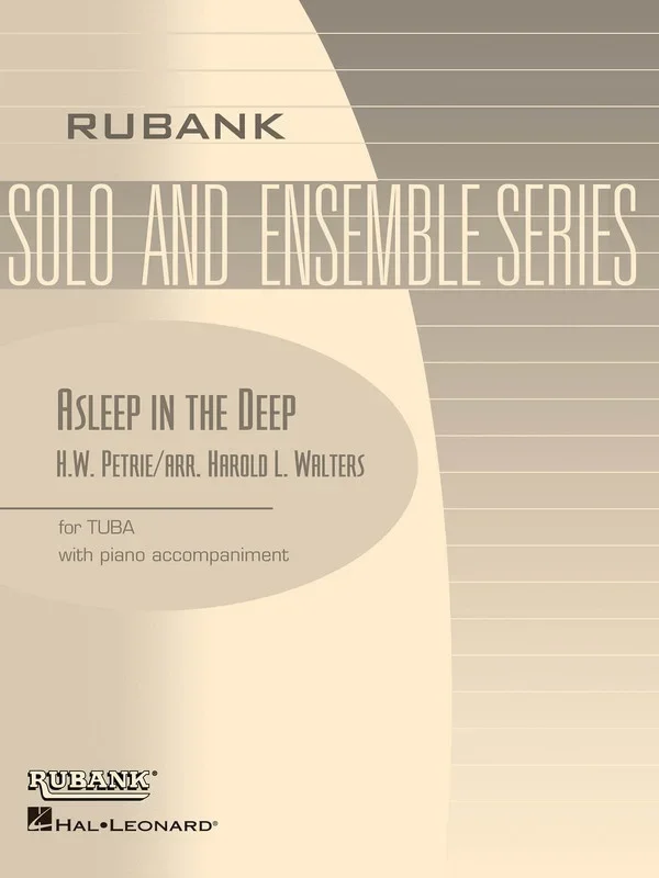 Asleep In The Deep E Or Bb Flat Bass Or Tuba/Piano (Softcover Book)