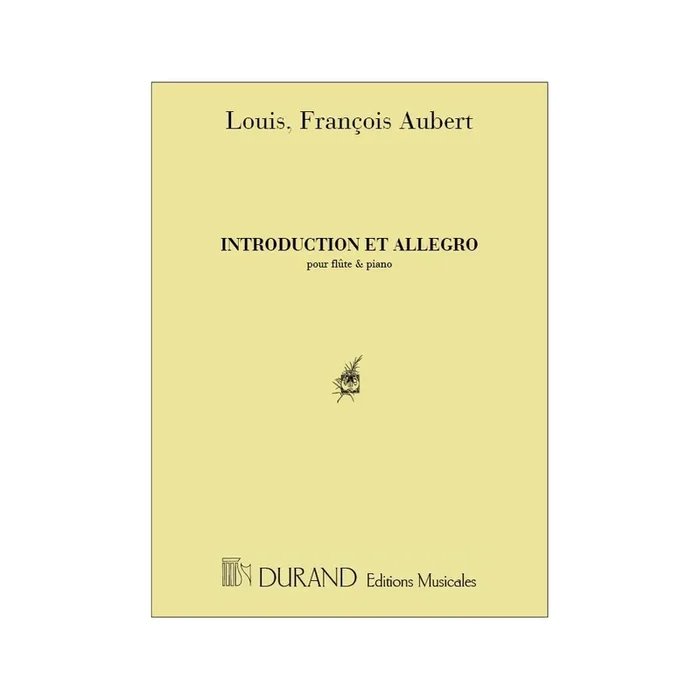 Aubert, L. – Introduction Et Allegro Pour Flute Et Piano
