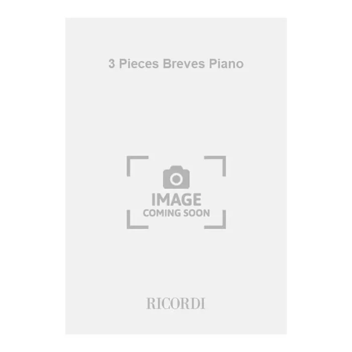 Auclert, Pierre – 3 Pieces Breves Piano