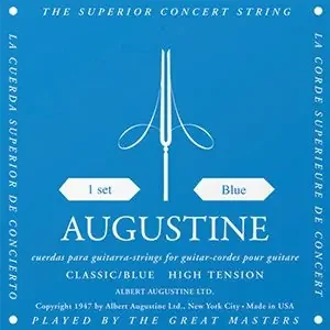Augustine Blue Label Classical Guitar Strings – High Tension