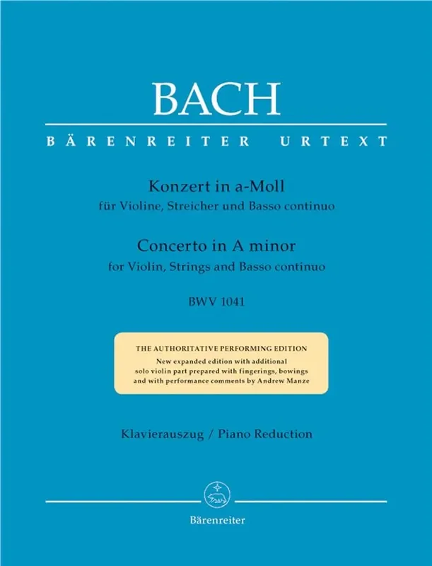 Bach – Concerto in A Minor – BWV 1041 – Violin