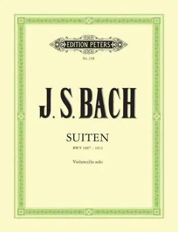 Bach J. S. : 6 Cello Suites Bwv1007-1012 For Solo Cello (Peters)