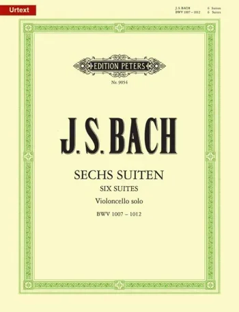 Bach J. S. : 6 Cello Suites Bwv10071012: Cello Solo (Peters)