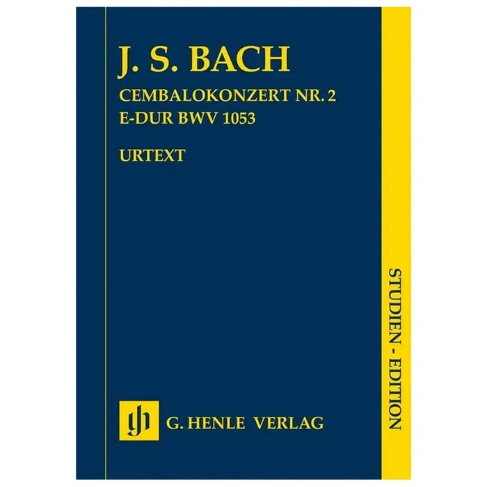 Bach, J.S – Harpsichord Concerto no. 2 E major BWV 1053 BWV 1053