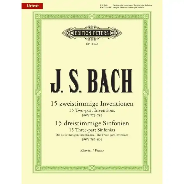 Bach, Johann Sebastian Inventions & Sinfonias (2 & 3-part Inventions)