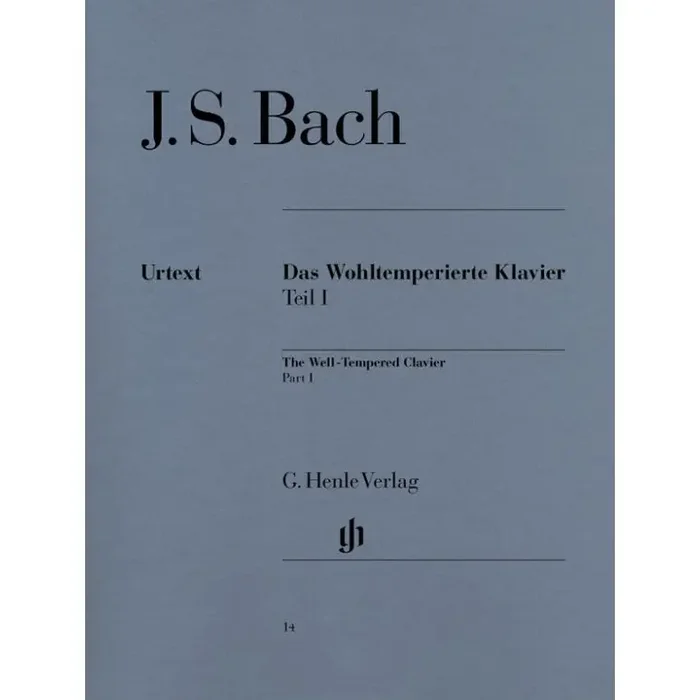 Bach, Johann Sebastian Well-Tempered Clavier BWV 846-869 Vol. 1