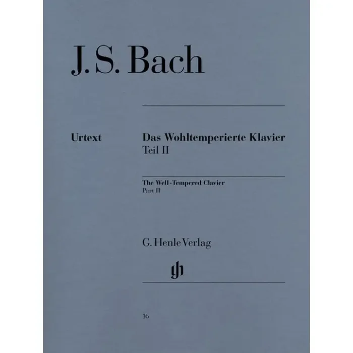 Bach, Johann Sebastian Well-Tempered Clavier BWV 870-893 Vol. 2