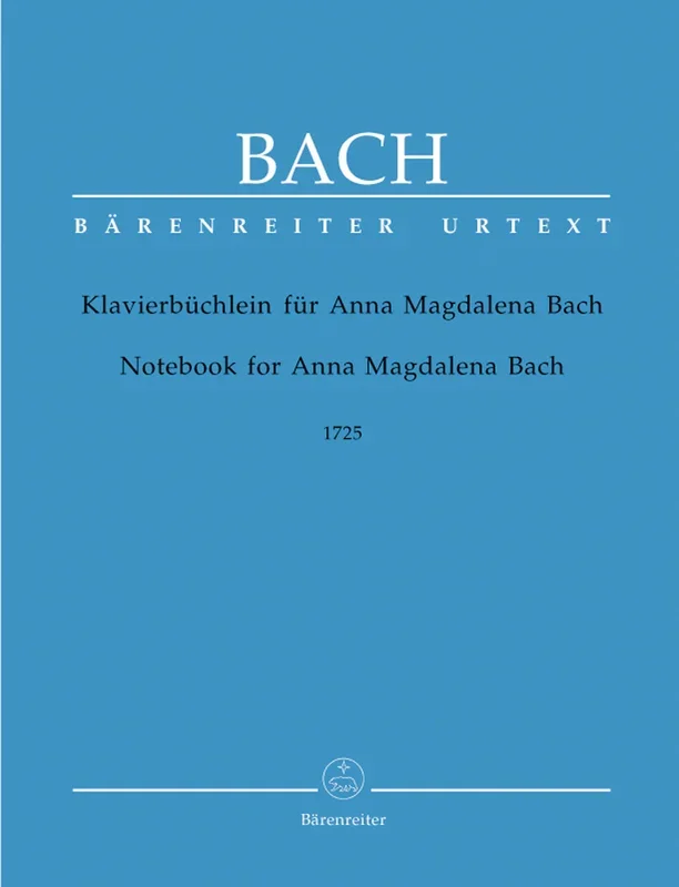 Bach: Notebook for Anna Magdalena Bach for Piano Solo