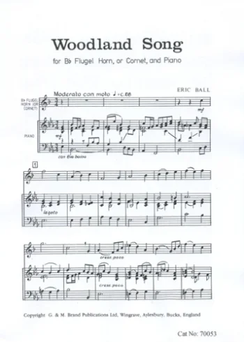 Ball : Woodland Song Treble Clef Brass & Piano